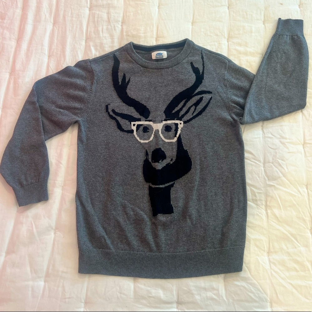 Old Navy Reindeer Sweater. Winter, Christmas, Holiday sweater.